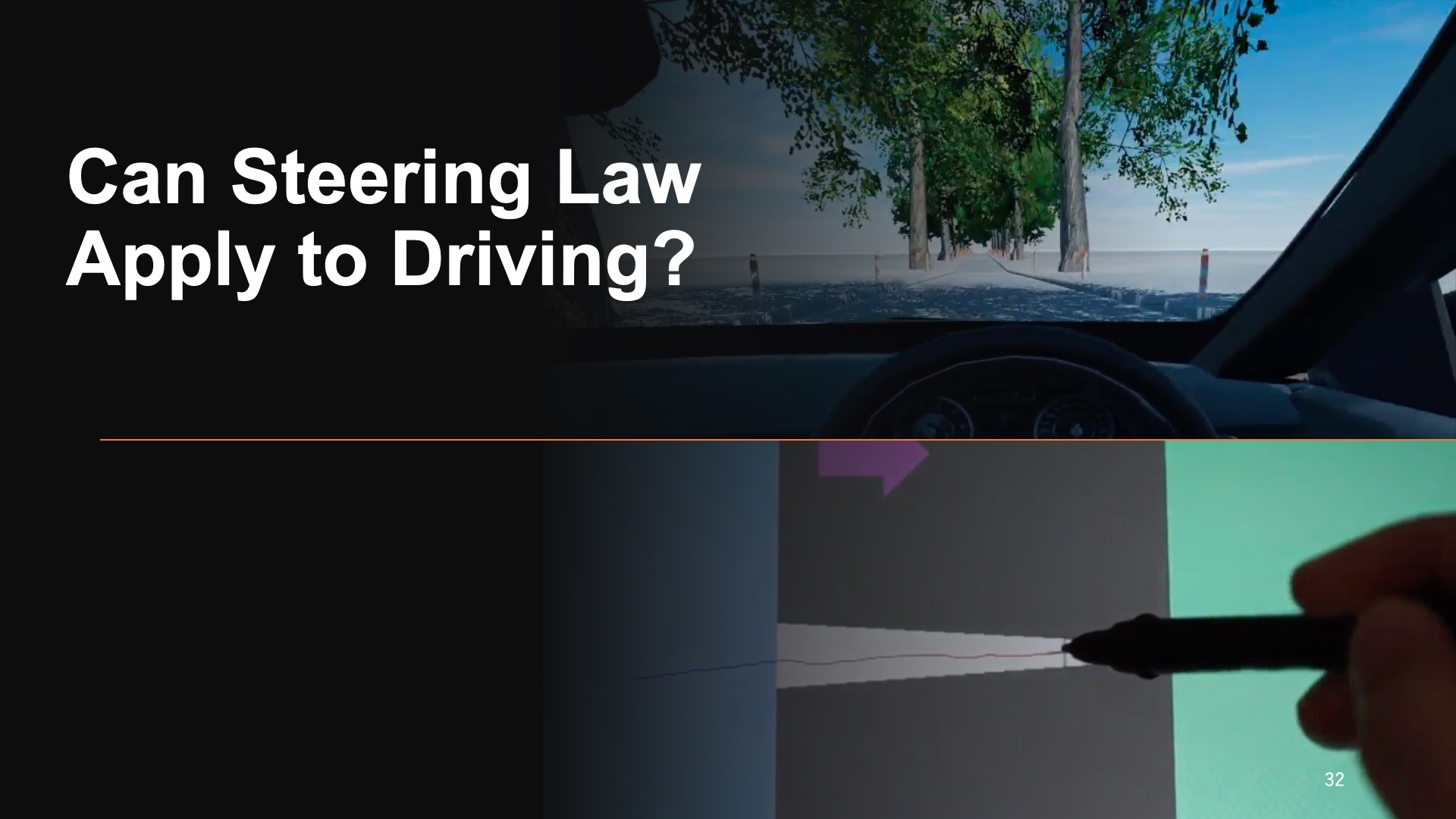 Evaluating the Applicability of GUIbased Steering Laws to Virtual